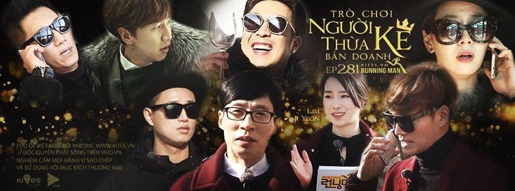 Tạo hình cực ngầu của các thành viên Running Man trong tập 281