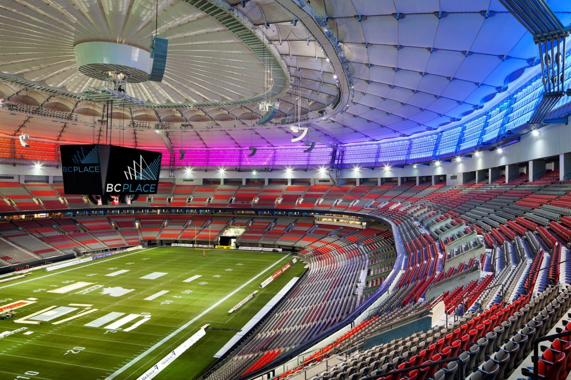 BC Place là sân vận động trong nhà hiện đại 