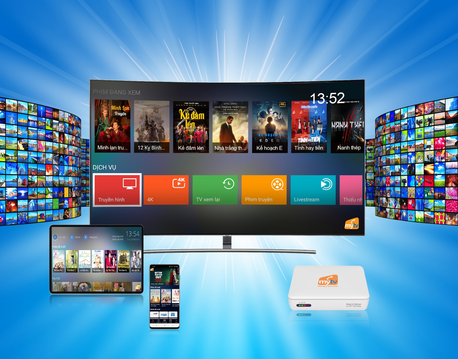 MyTV là dịch vụ truyền hình tương tác chất lượng cao 