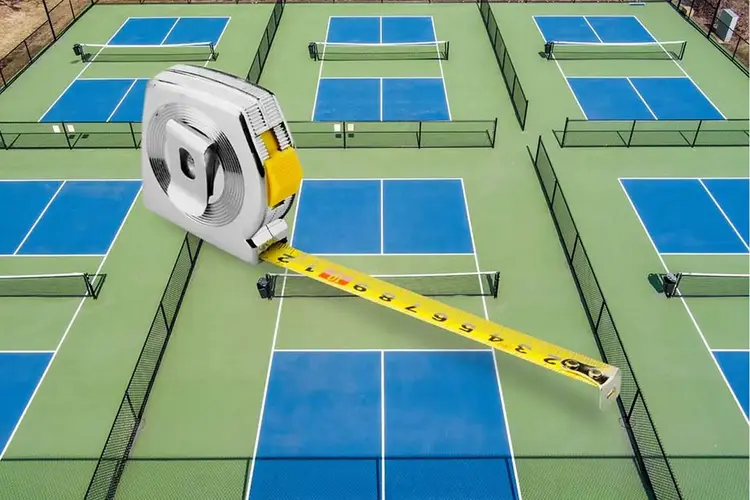 Cách kẻ sân pickleball đơn giản tại nhà hoặc sân tập