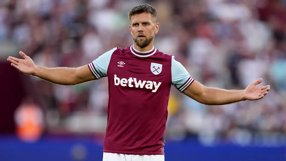 Niclas Füllkrug của đội West Ham hiện đang dính chấn thương