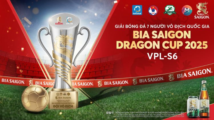 Giải bóng đá 7 người Bia Saigon Dragon Cup 2025 VPL‑S6 