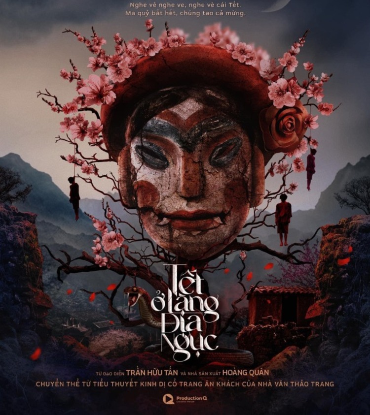 Poster phim “Tết ở làng địa ngục"