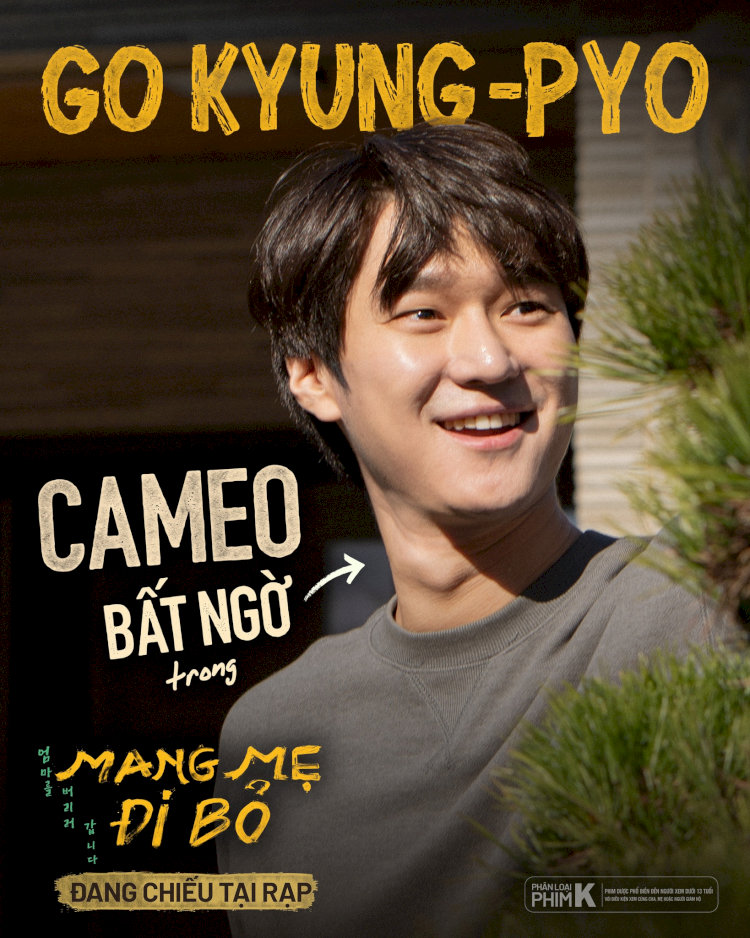 Go Kyung Pyo trong dự án điện ảnh Việt Nam "Mang mẹ đi bỏ" (2025 - đã chiếu)