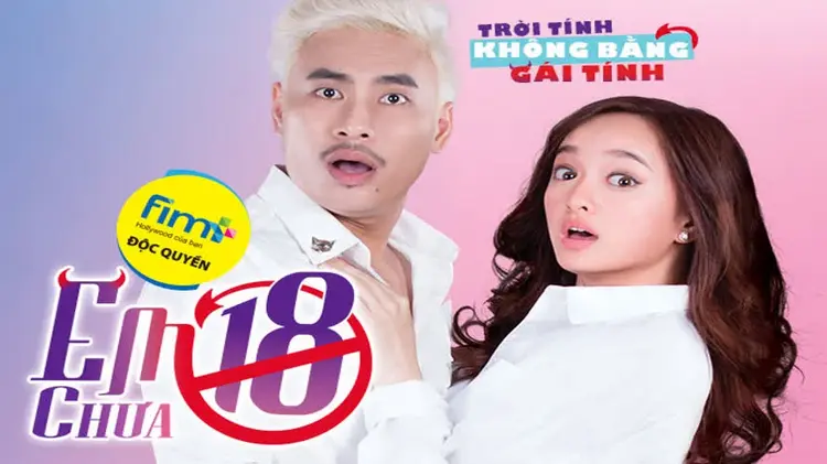 “Em Chưa 18” là câu chuyện tình yêu hài hước và bất đắc dĩ giữa một tay chơi và cô nữ sinh lắm chiêu chưa tròn 18 tuổi.