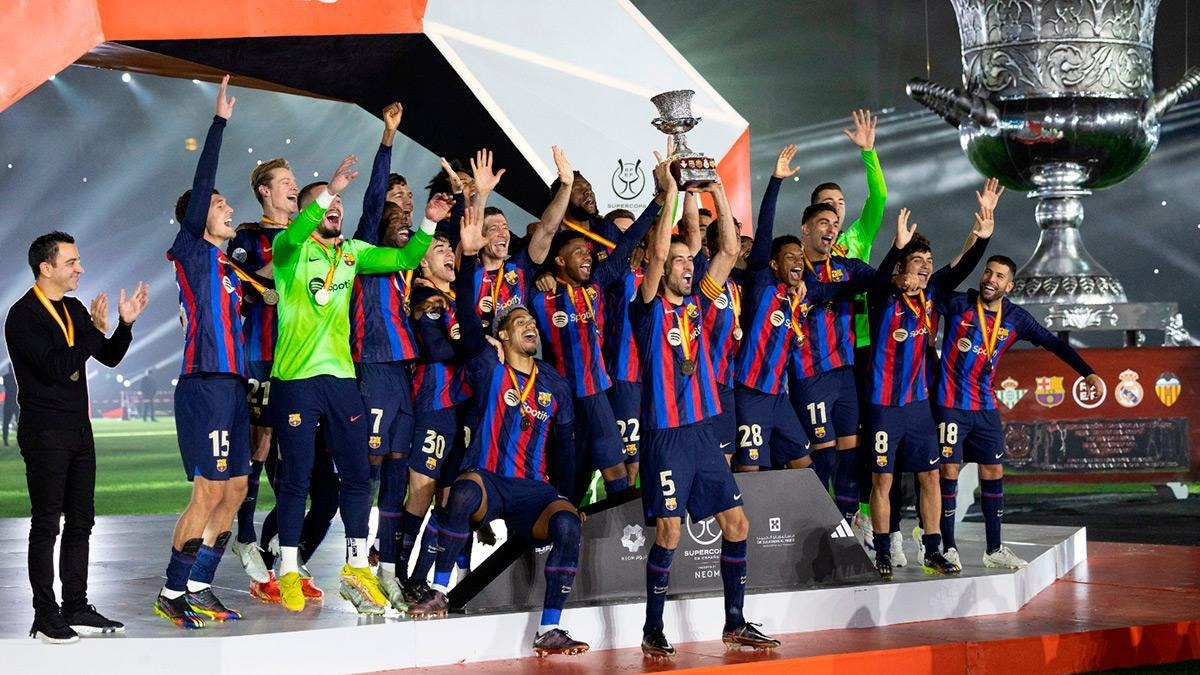 Barcelona giành Siêu Cúp Tây Ban Nha năm 2022