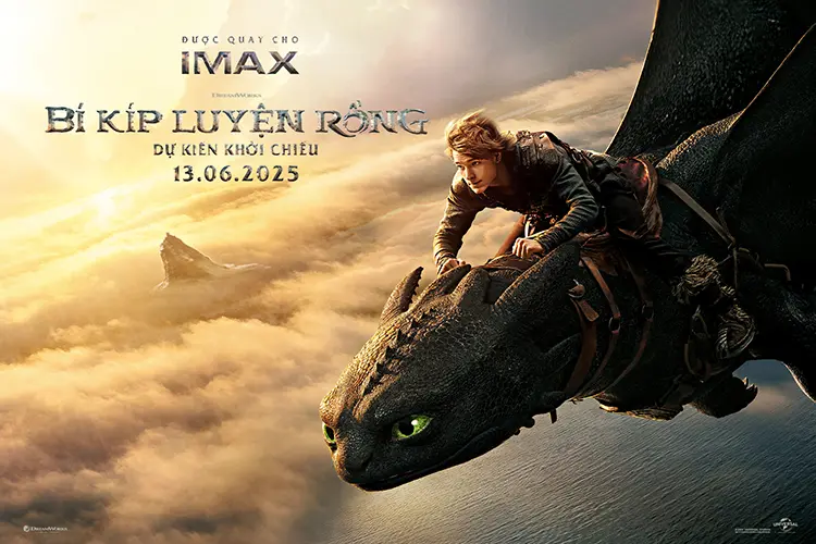 "Bí Kíp Luyện Rồng" là phiên bản live-action được mong chờ, chuyển thể từ bộ phim hoạt hình kinh điển cùng tên.