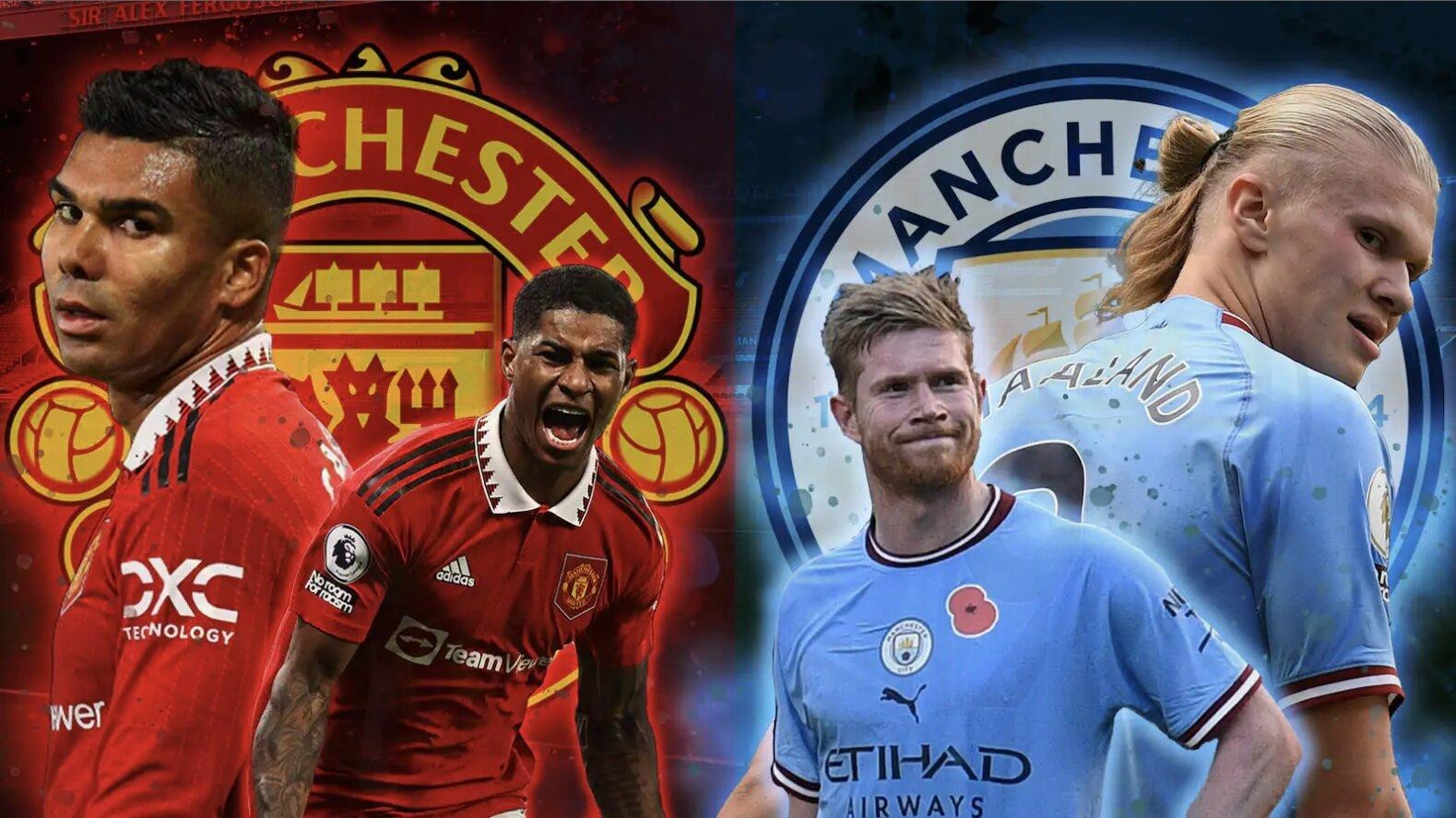 Manchester United và Manchester City cuộc đối đầu không khoan nhượng của 2 đội bóng mạnh nhất nước Anh hiện tại