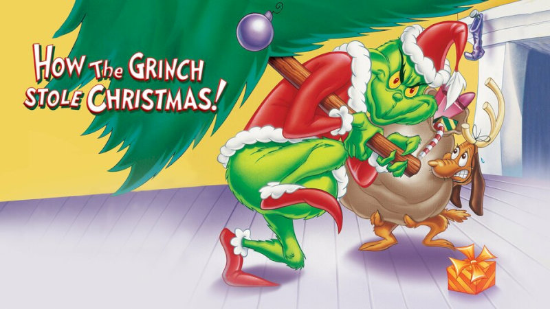 Hình ảnh Grinch mỉm cười khi trái tim mình bỗng lớn thêm ba lần giữa đêm Giáng Sinh