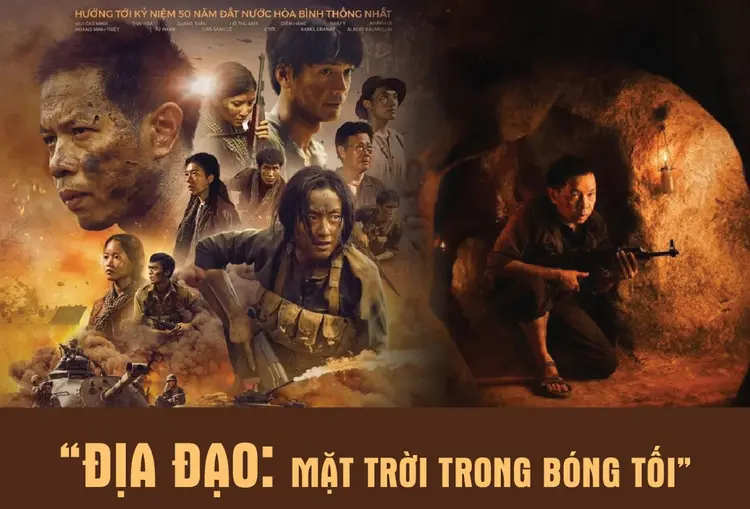 “Địa Đạo: Mặt Trời Trong Bóng Tối” là câu chuyện về ý chí sắt đá và lòng yêu nước của những người lính trẻ trước sự khốc liệt của chiến tranh.