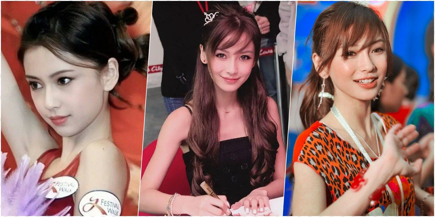 Angelababy trong thời kỳ đầu làm người mẫu tại Hong Kong, thể hiện phong cách trẻ trung và năng động