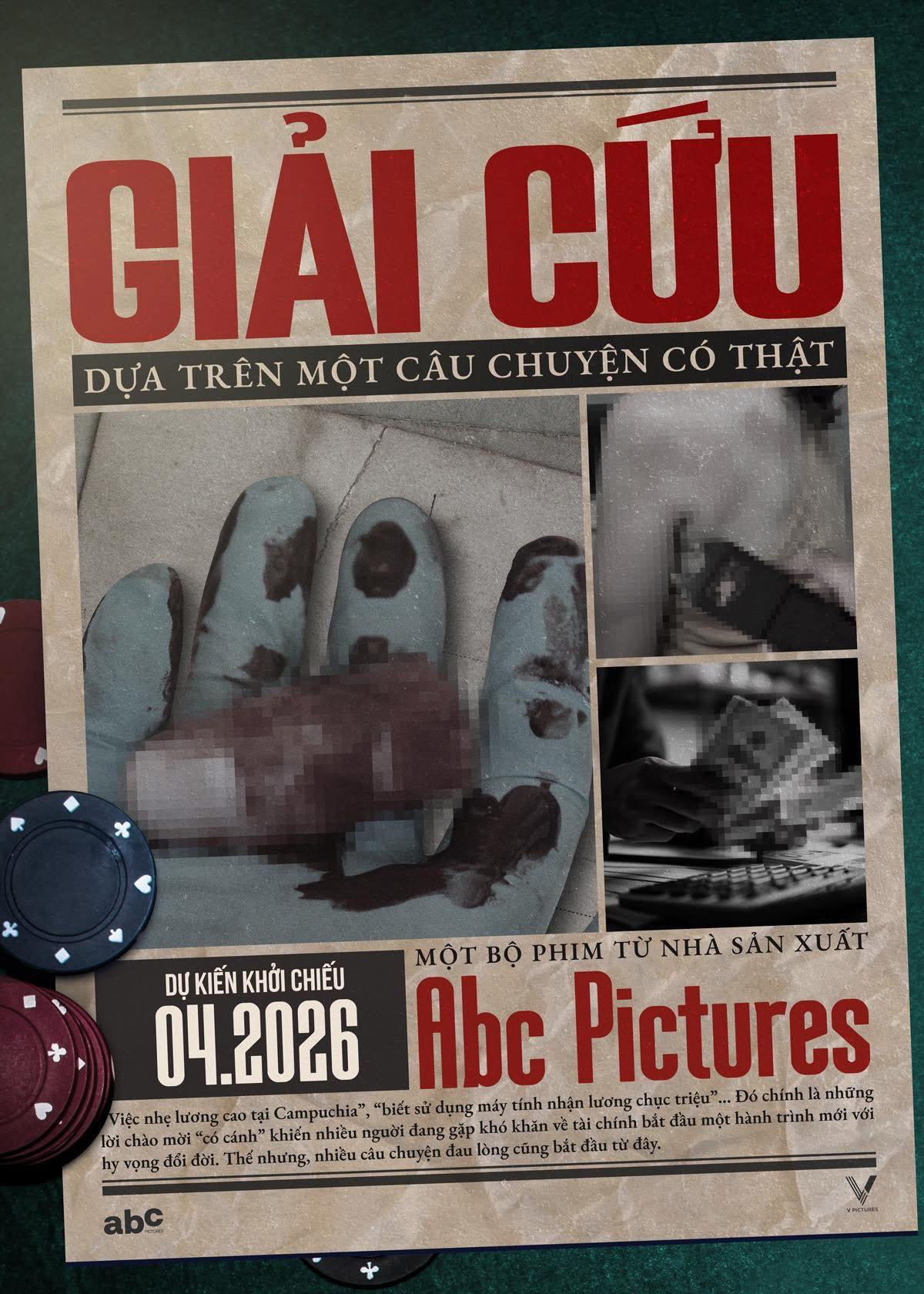 “Giải Cứu” không chỉ tái hiện chân thực hiện thực khốc liệt của nạn lừa đảo - buôn người mà còn là lời cảnh tỉnh mạnh mẽ gửi đến khán giả