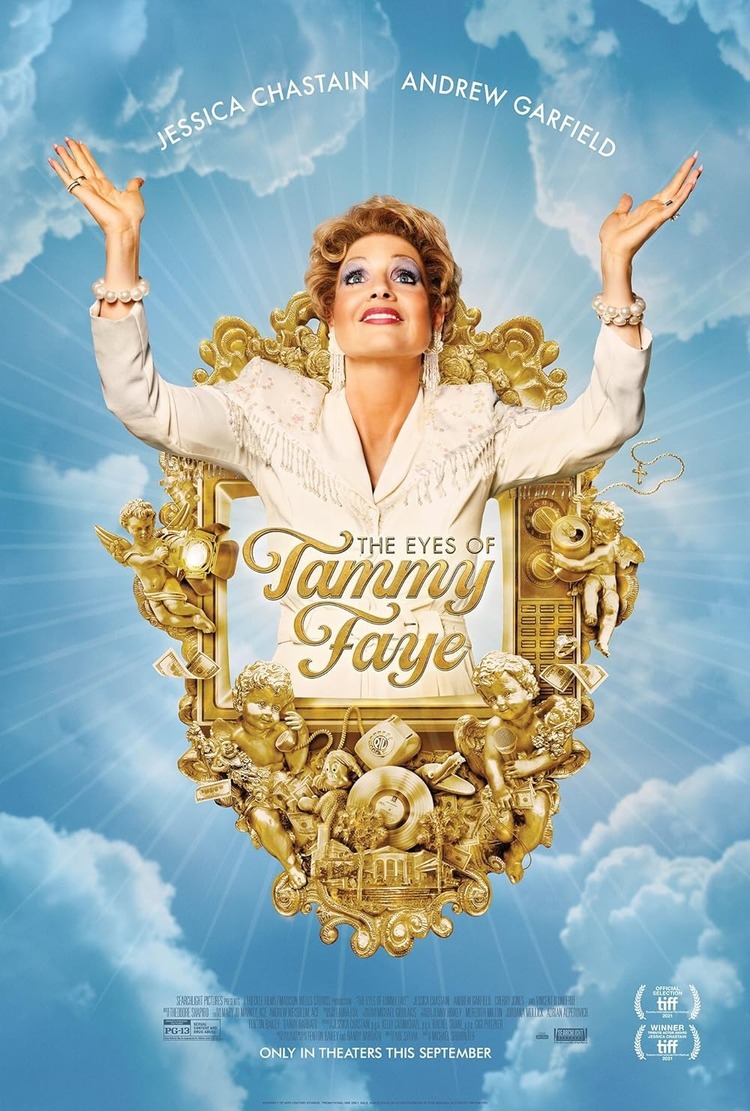 Poster phim “Đôi mắt của Tammy Faye”
