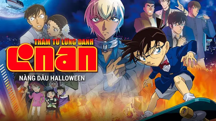 “Thám tử lừng danh Conan: Nàng dâu Halloween” tập trung vào câu chuyện của Furuya Rei và những người bạn đã hy sinh của anh trong Học viện Cảnh sát