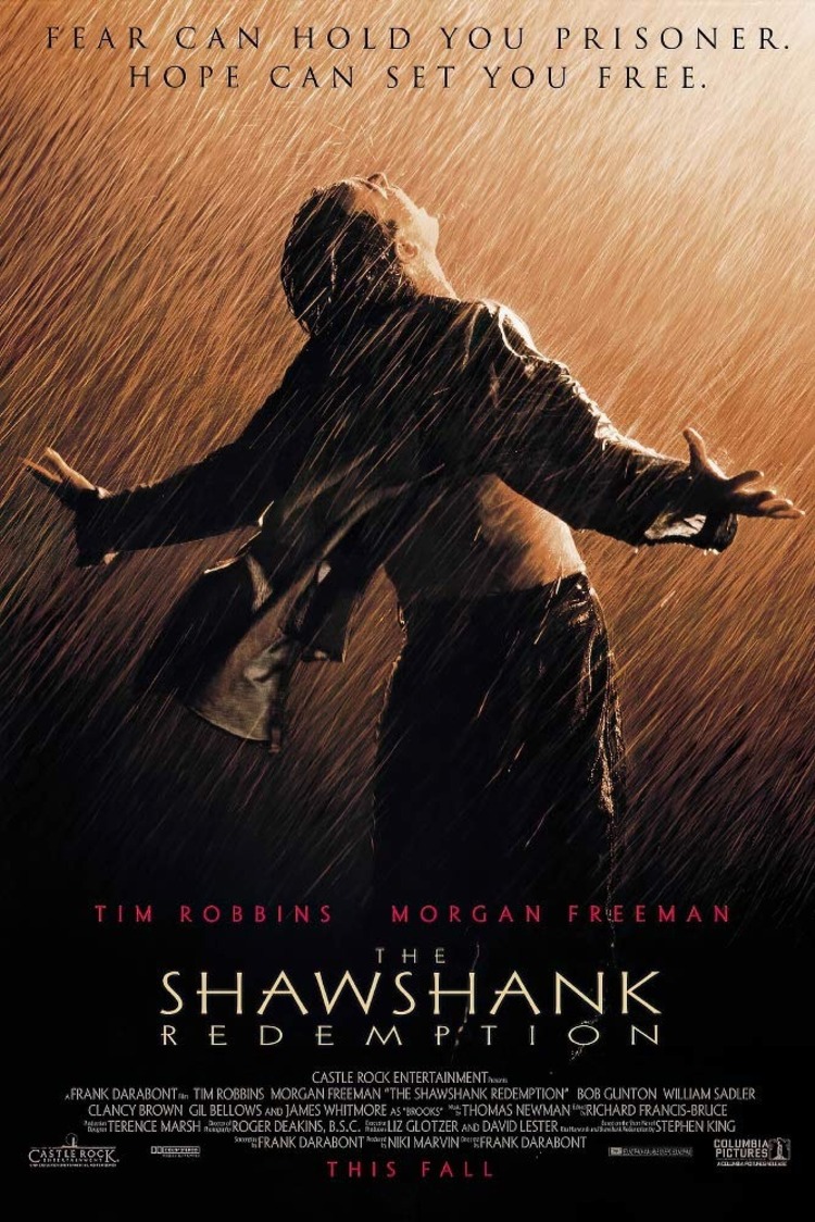 Poster phim Nhà tù Shawshank - Bộ phim đứng đầu bảng xếp hạng đánh giá của IMDb
