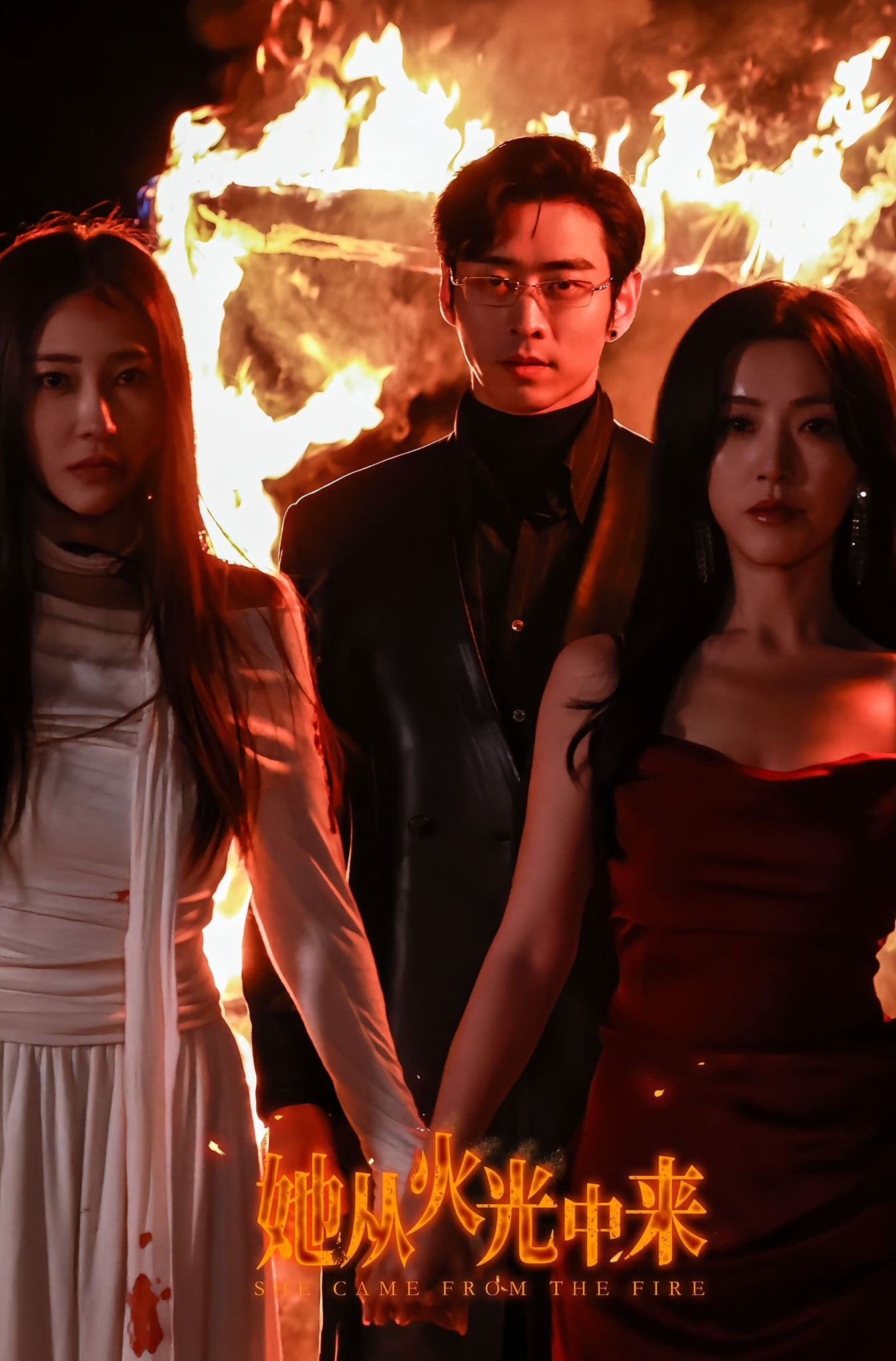 Poster phim "Cô Ấy Từ Ánh Lửa Mà Đến"