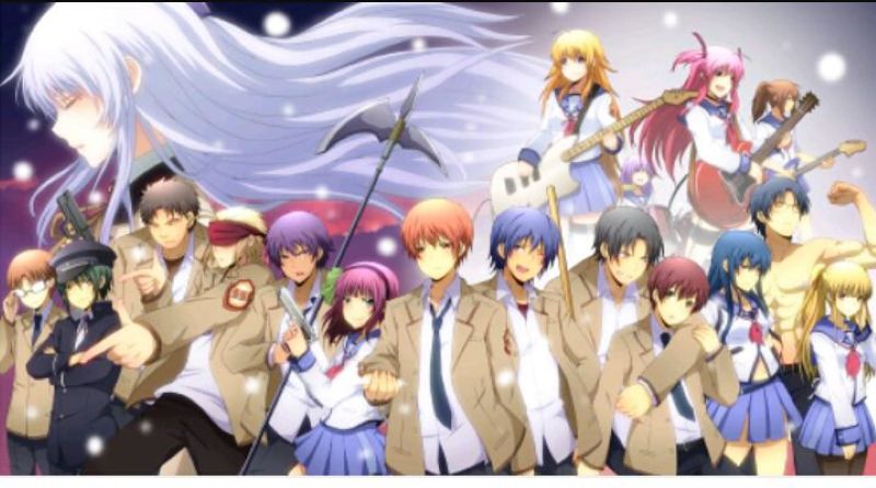 Angel Beats! diễn ra tại một thế giới trung gian giữa sự sống và cái chết, nơi linh hồn của các học sinh chưa thể siêu thoát