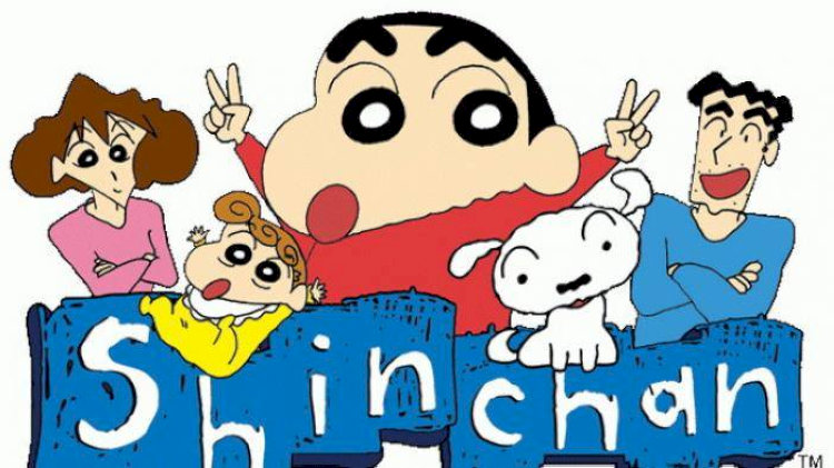 Shin cười khúc khích, giơ cây bút chì lên vẽ nên thế giới của riêng mình.