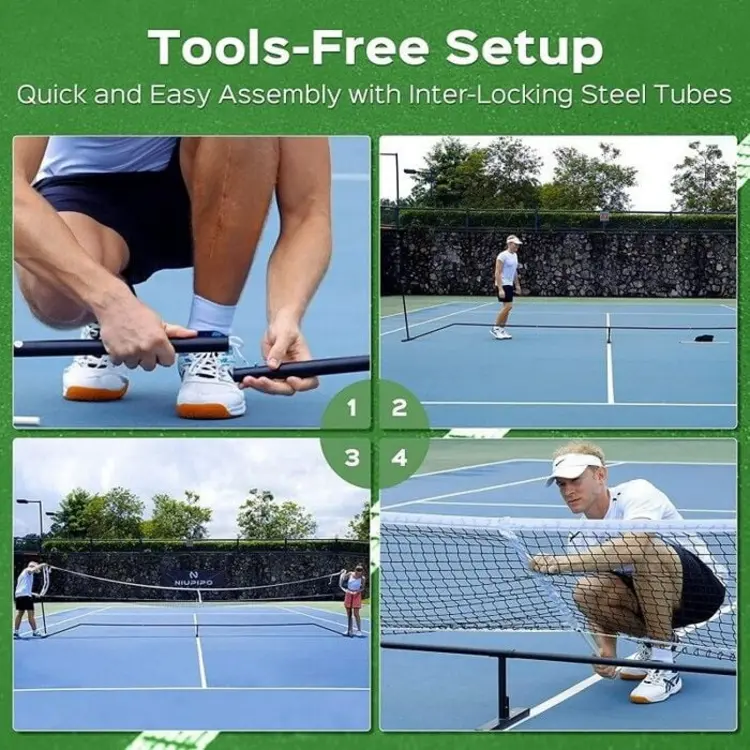 Cách lắp đặt lưới pickleball theo chuẩn thi đấu