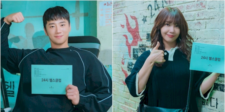 Sự đối lập từ ngoại hình đến tính cách của Lee Jun-young (trái) và Jung Eun-ji (phải) mang lại phản ứng hóa học ngọt ngào nhưng cũng không thiếu sự hài hước 