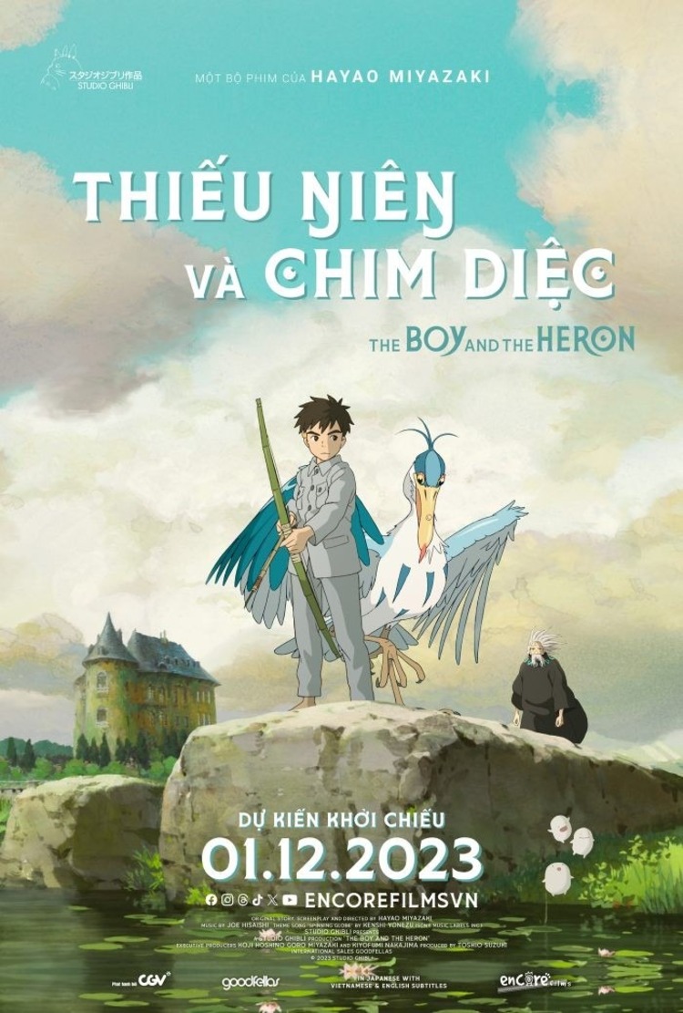 Poster phim “Thiếu niên và chim Diệc”