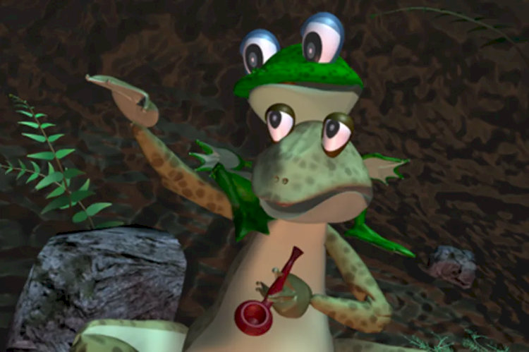 Ếch Xanh ngước nhìn bầu trời xanh thẳm, đôi mắt ánh lên tia sáng hy vọng