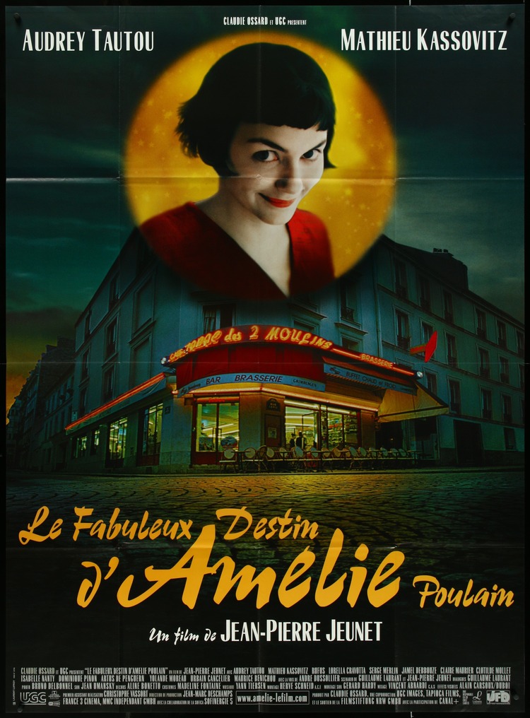 Poster phim “Cuộc đời tuyệt vời của Amélie Poulain”