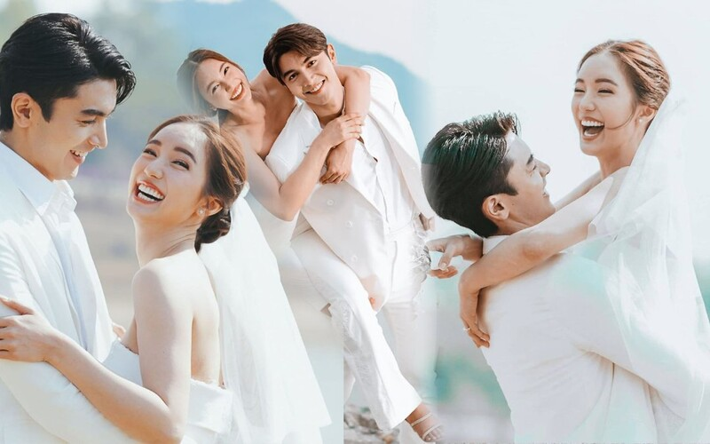 "Minh Châu Rực Rỡ" kể về cô gái Praomook buộc phải kết hôn giả với nam chính để hóa giải vận xui