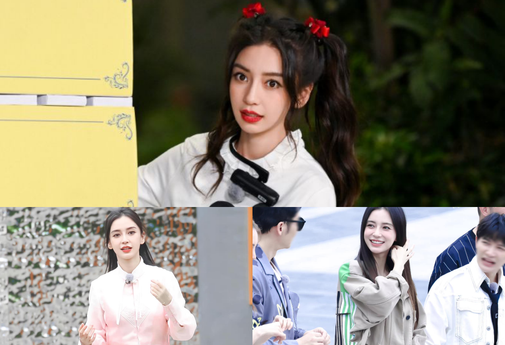 Angelababy trong chương trình "Keep Running", nơi cô đã gắn bó trong gần 10 năm