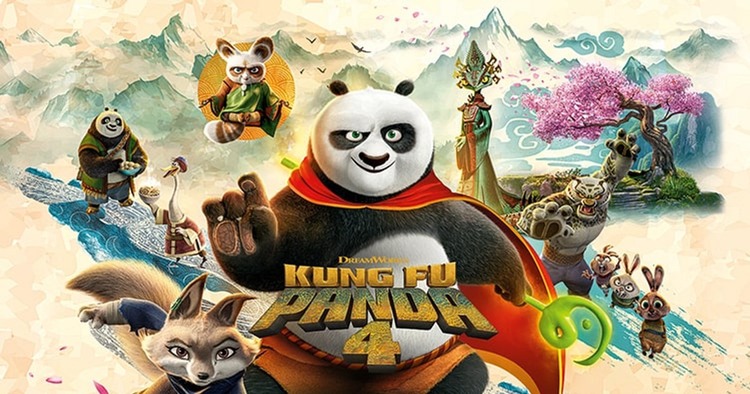 Poster phim “Gấu trúc Kung fu 4”
