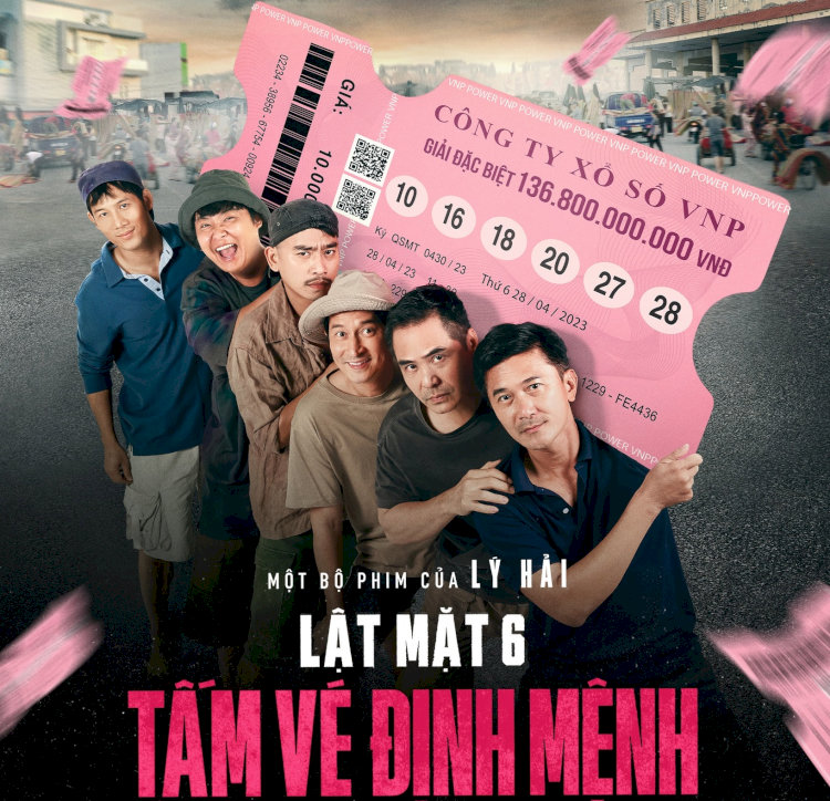 Poster phim “Lật mặt 6: Tấm vé định mệnh”